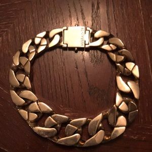 All saints gold chain necklace